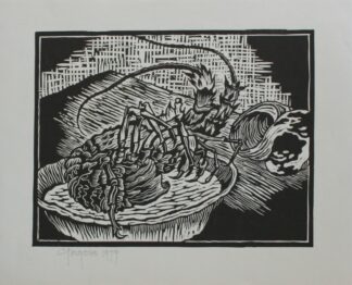 Linocut On Paper by Gregoire Boonzaier