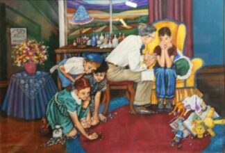 Oil and Pastel Painting by Annette Poulton