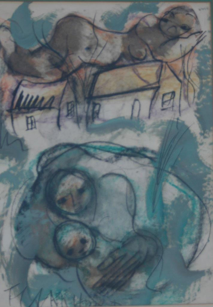 Mixed Medium Frans Claerhout Size 565 x 420 mm