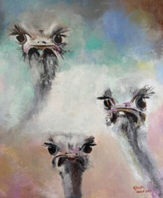 Oil Painting by Cecile Jadin Size 76 x 91 cm -  No Frame 