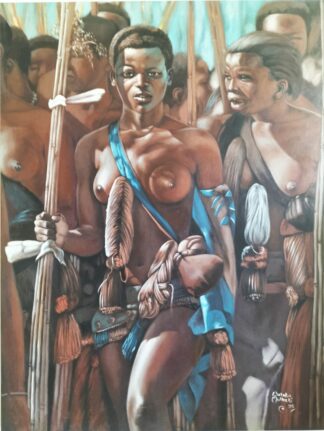 Oil On Canvas Wakaba Mutheki 120 x 90 cm