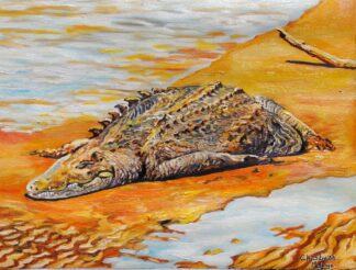 Oil painting by Christwish Mulunga