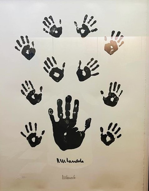 Handprint by Nelson Mandela