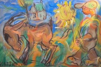 Oil Painting Frans Claerhout Size 60 x 90 cm