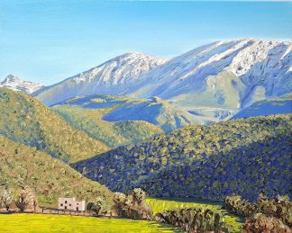 Landscape Oil Ferdo Voigt Size 41 x 51 cm