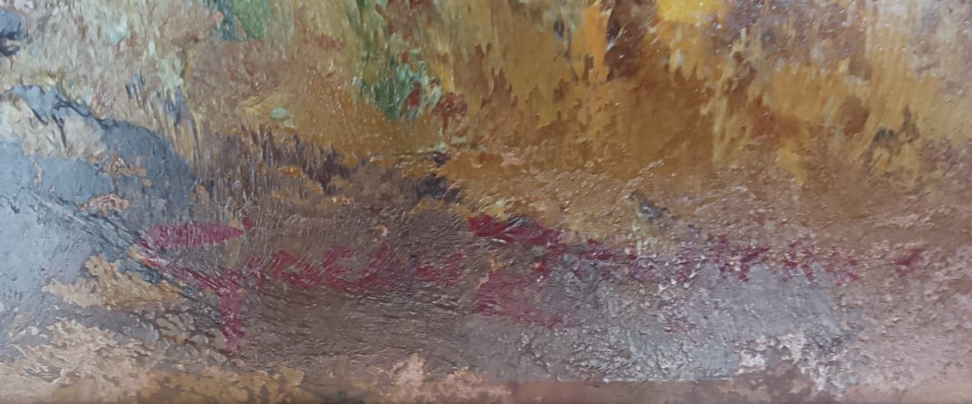 Realistic Oil Gideon Rousseau Size 50 x 75 cm 2 Realistic Oil Gideon Rousseau Size 50 x 75 cm - Image 2