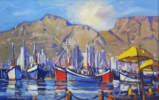 Oil Painting Anton Gericke Size 750 x 500 mm