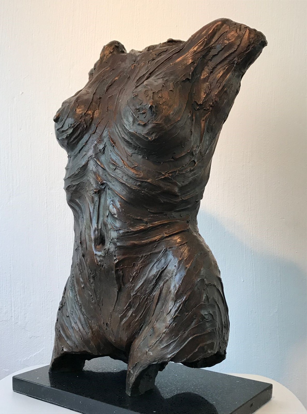 Caress Nude Female Bust Brandon Borgelt 38kg, 79h x 46w x 30d