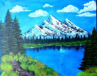 Landscape Paintings - Mountain Landscapes