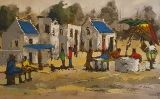 Oil Painting by Patrick Rapai