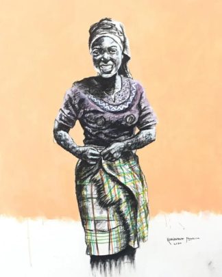 Echoes of Love Mixed-Medium on Canvas by Retshidisitswe