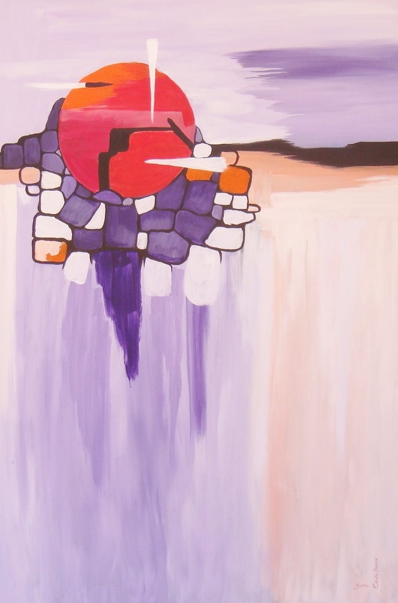 Abstract Oil Painting by Yvonne Pearce 1 Abstract Oil Painting by Yvonne Pearce