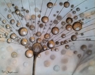 Bubbles Oil on Canvas by Zofia Szafranski