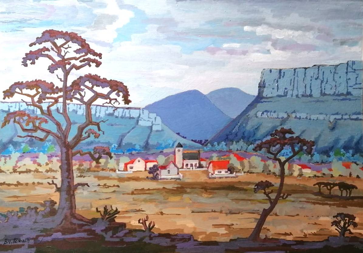 Beautiful Landscape Acrylic on Board by Andre Breytenbach 1 Landscape Acrylic on Board by Andre Breytenbach