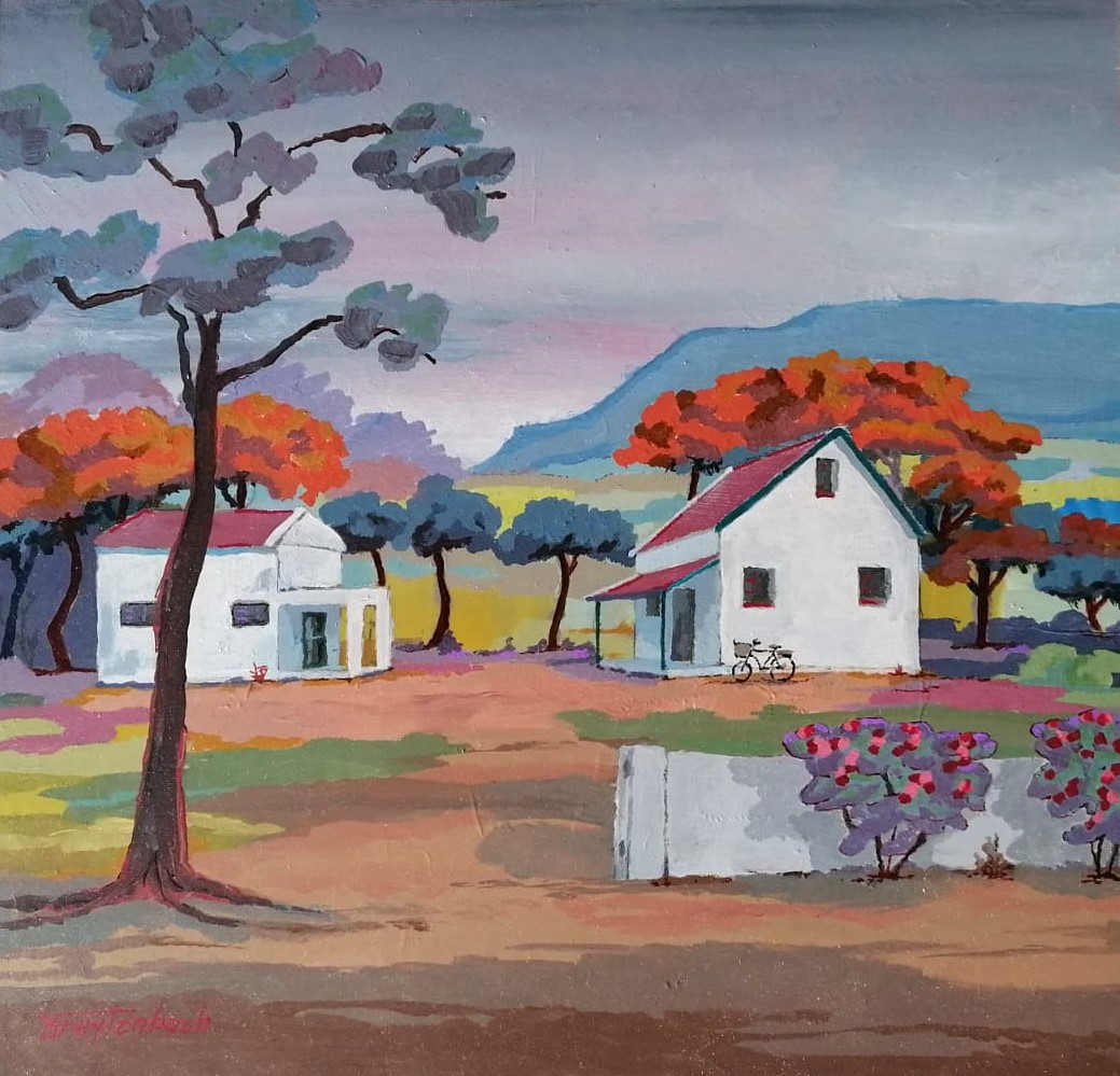 Wonderful Scene depicted in Acrylic on Board by Andre Breytenbach 1 Wonderful Scene depicted in Acrylic on Board Painting