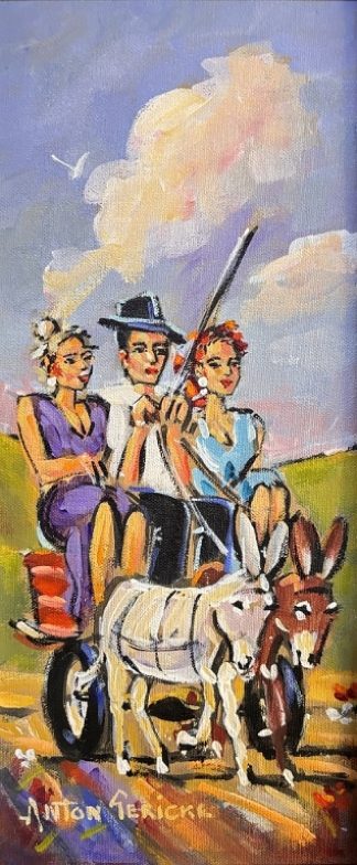 Beautiful Donkey Cart by Anton Gericke        