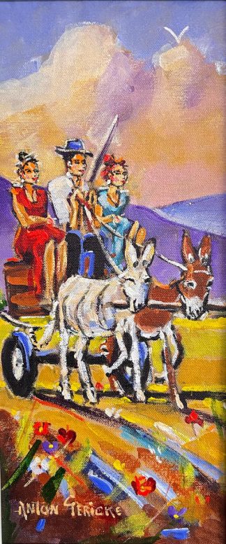 Charming Donkey Coming by Anton Gericke