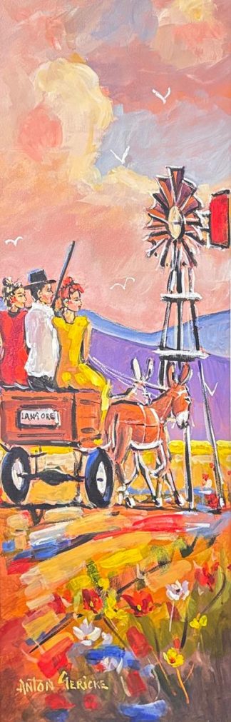 Charming Donkey Going by Anton Gericke