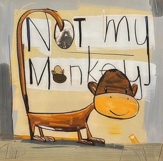 Not my Monkey Print by David Kuijers