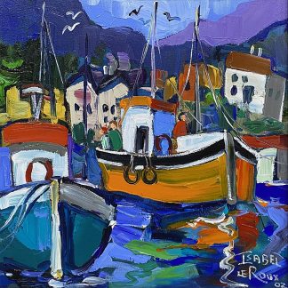 Isabel Le Roux Stuning Boats 400 x 400cm