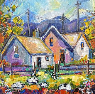 Happy sheep 1 by Marlise Le Roux 240 x 240mm