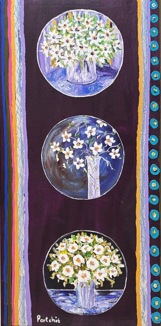 Flower Plates By Portchie Size 1200 x 600mm