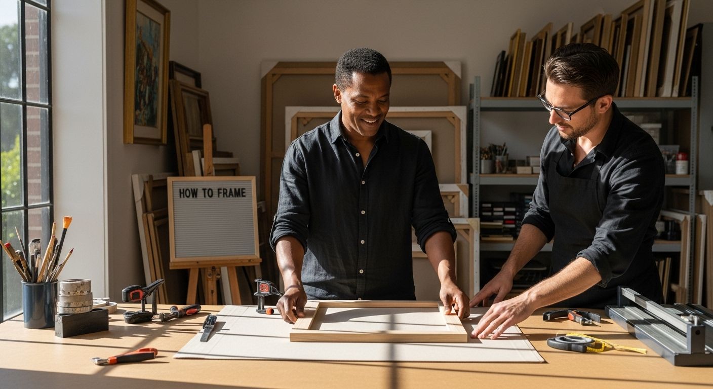 art framing workspace