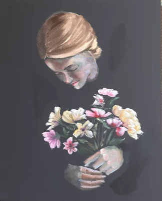 Bouquet - Oil Painting by Cornelie Wolff