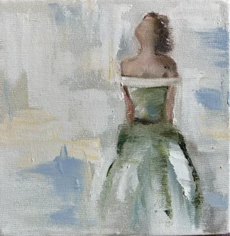 Farewell Dance 2 Original Oil Painting