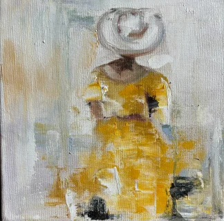 Farewell Dance III - Original Oil Painting by Cornelie Wolff