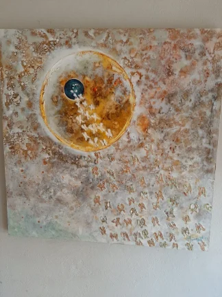 Flight into the unknown Acrylic on Canvas by D. Leoncini