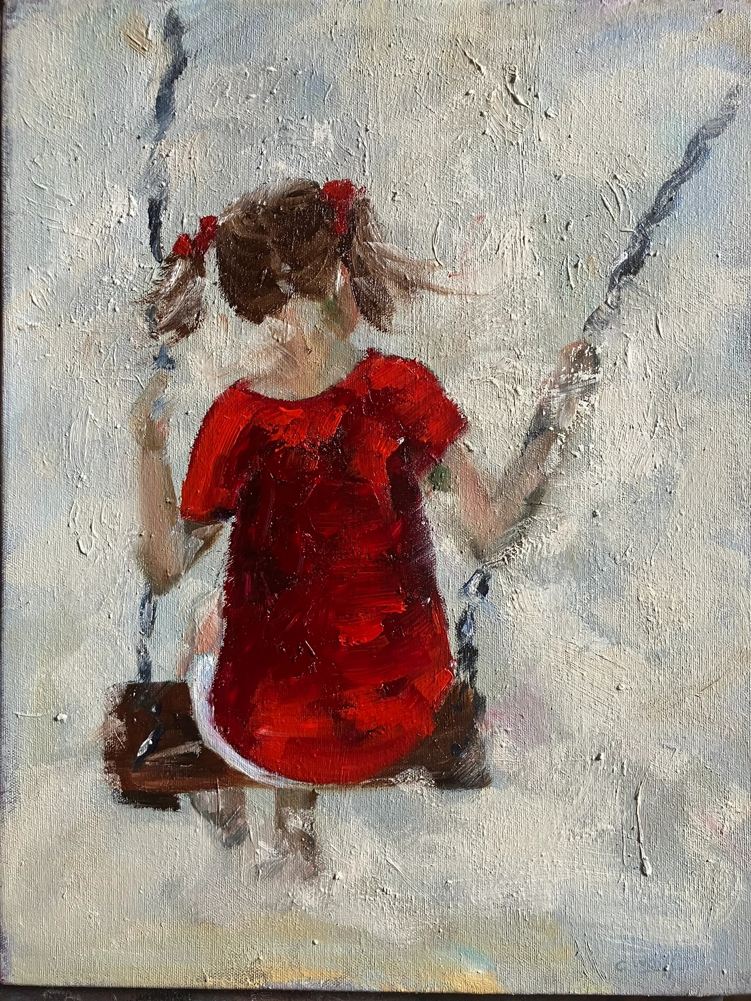 In the Clouds Oil Painting by Cornelie Wolff