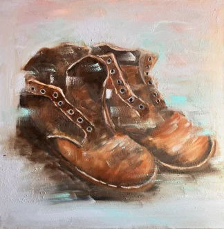 Memories Original Oil Painting by Cornelie Wolff