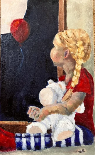 Moon Dreams Oil on Canvas by Cornelie Wolff