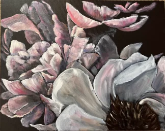 Peonies Oil Painting by Cornelie Wolff