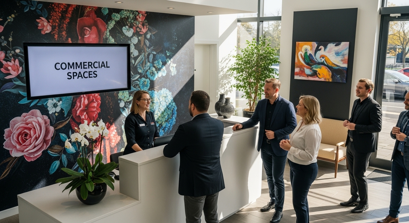 art corporate lobby photo