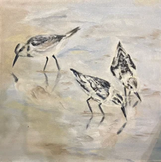 Drawwertjies - Oil on Canvas by Cornelie Wolff