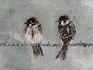 Sparrow by Cornelie Wolff