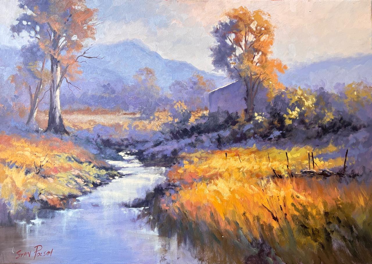Stan Polson, river landscape
