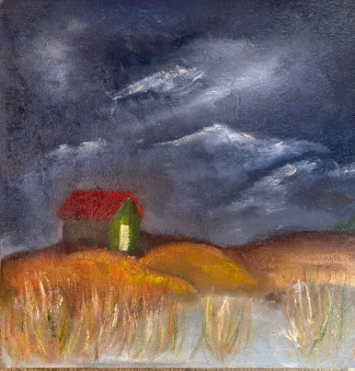 Whispers of the Storm oil on Canvas by Cornelie Wolff